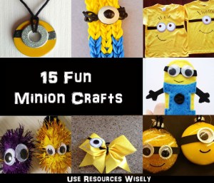 15 Minion craft projects you can do with your Girl Scout or Cub Scout troop. (Some even hit requirements for badges!)
