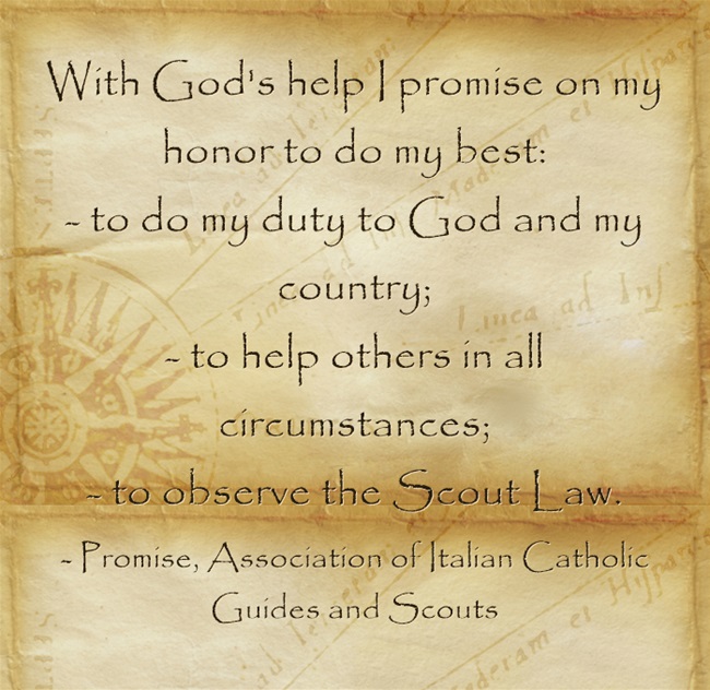 Guide Promise, Associate of Italian Catholic Guides and Scouts