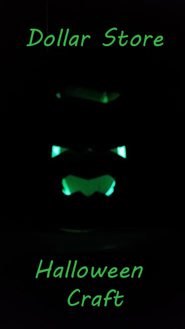 Dollar store Halloween craft, Perfect for cub scouts, Daisies and Brownies. 