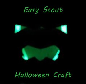 Easy Scout Halloween Craft. Great for Cub Scouts, Daisies and Brownie Girl Scouts.