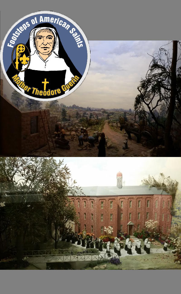 Footsteps of American Saints scout patch program: Saint Mother Theodore Guerin of Indiana