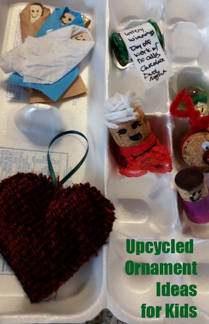 Easy kids ornament ideas you can make with recycled items
