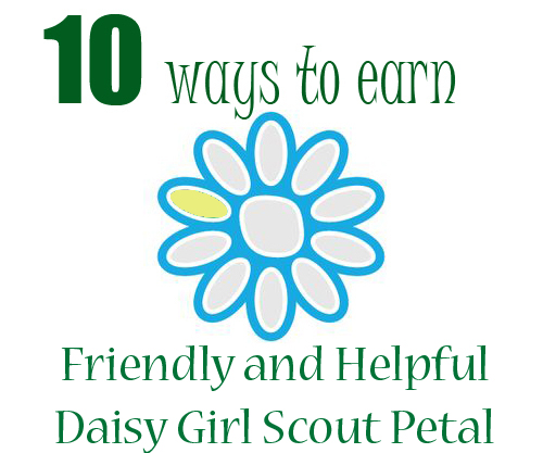 How to earn yellow friendly and helpful daisy girl scout petal
