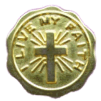 I Live My Faith religious award for Catholic Girl Scouts