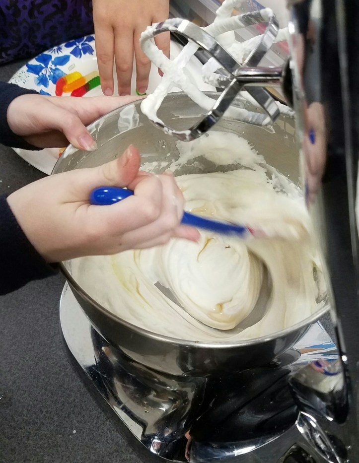 Making homemade Butterbeer with the Girl scouts for Harry Potter night