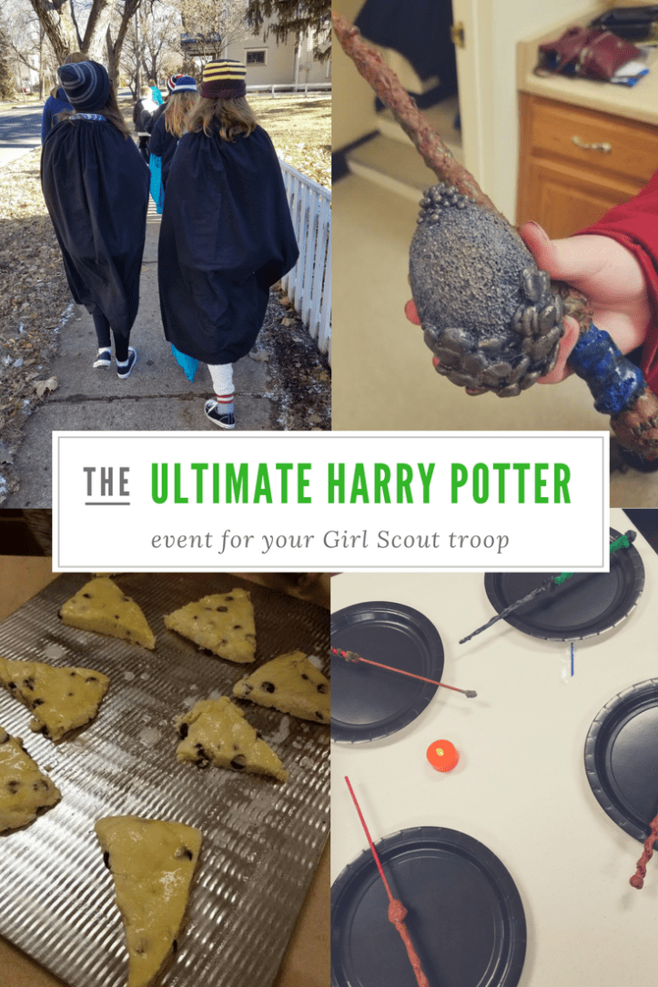 ultimate Harry Potter party for your Girl Scout troop