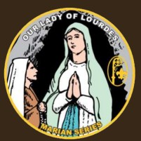 Catholic patch program for Our Lady of Lourdes - Boy Scouts, Girl Scouts, American Heritage Girls