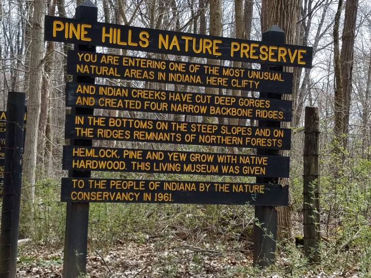 Pine Hills Nature Preserve near Shades State Park