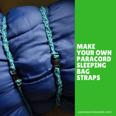 How to make your own sleeping bag straps from paracord