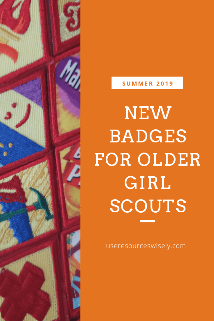 new girl cadette girl scout badges