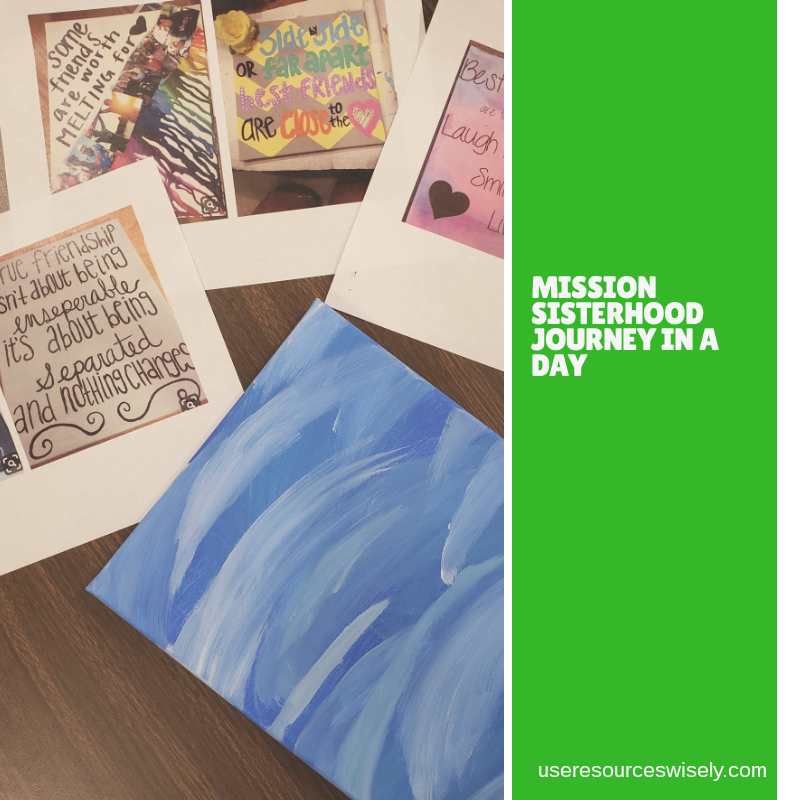 Mission Sisterhood Journey in a Day for Seniors – Use Resources Wisely